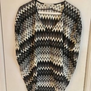 Patterned Poncho
